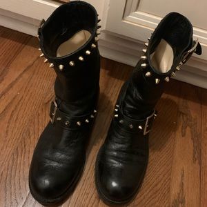 Jimmy choo rivet ankle boots